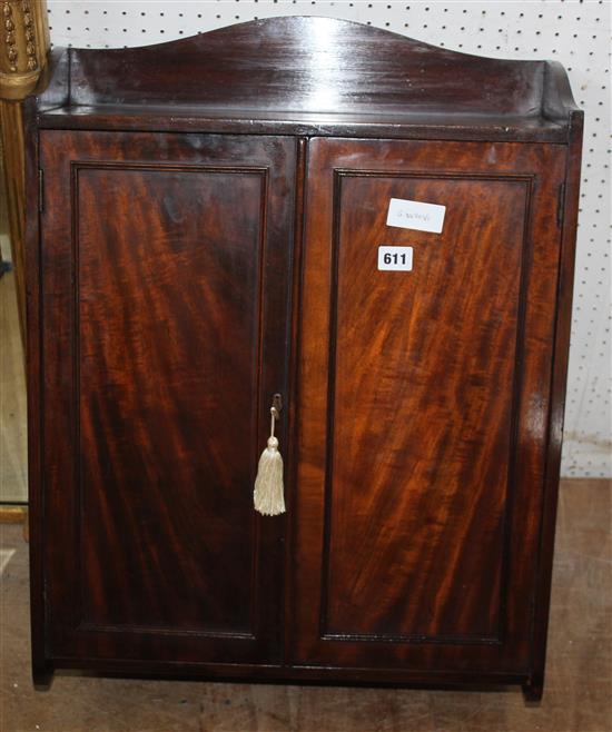 Mahogany hanging cabinet